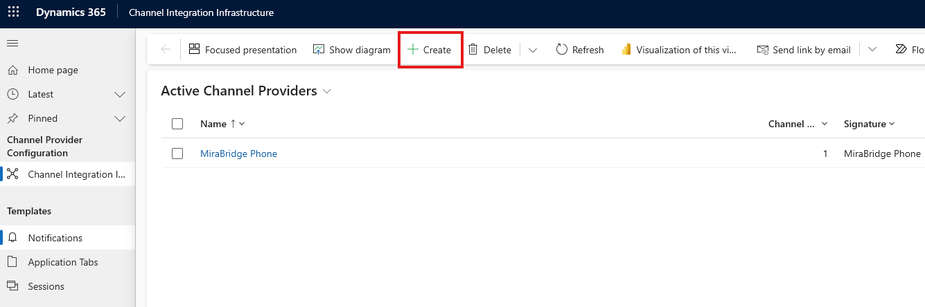 Create new provider